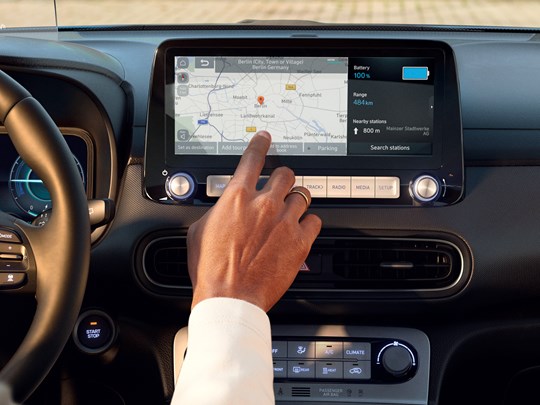 Hyundai vedligeholdelse GPS i bil