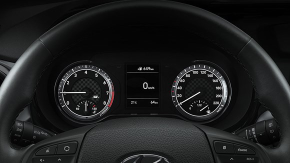 Hyundai i10 LCD-display