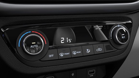 Hyundai i10 fuldautomatisk klimaanlæg